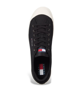 Tommy Jeans Bumper Canvas Sneakers schwarz