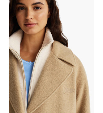 Tommy Jeans Beige wool coat