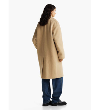 Tommy Jeans Beige wool coat