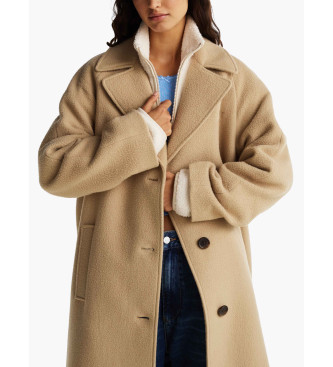 Tommy Jeans Beige wool coat