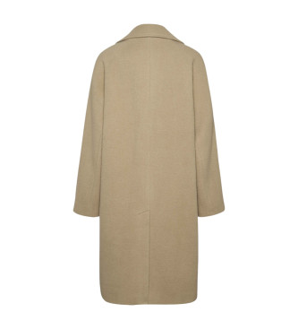 Tommy Jeans Cappotto in lana beige