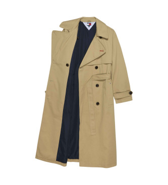 Tommy Jeans Brown Trench Coat