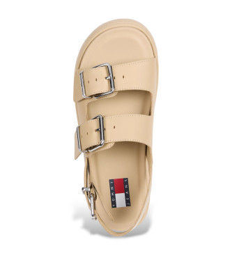 Tommy Jeans Sandali con zeppa beige