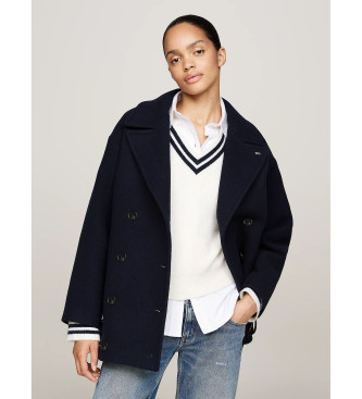 Tommy Jeans Marineborst met dubbele borst en marine knopen