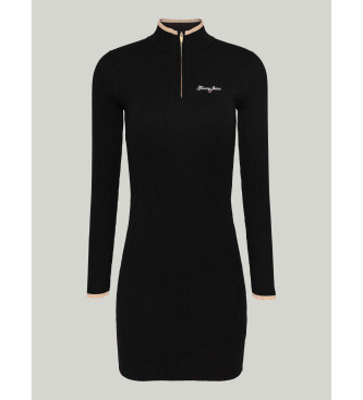 Tommy Jeans Vestido justo preto