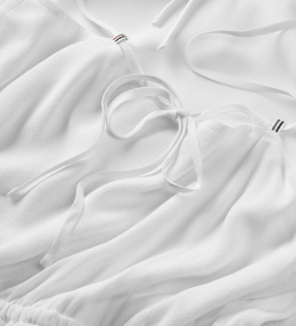 Tommy Jeans Sukienka Essential Strappy w kolorze białym