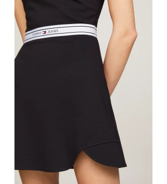 Tommy Jeans Flared dress with black ribbon