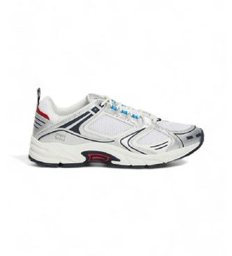 Tommy Jeans Archive colour block leather trainers 
