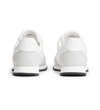 Tommy Jeans Sapatilhas com log�tipo e texturas mistas brancas