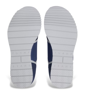 Tommy Jeans Trainers with navy logo and mixed textures