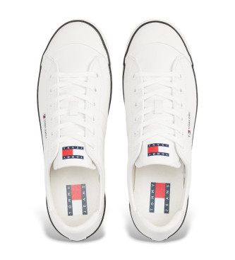 Tommy Jeans Baskets avec renforts en caoutchouc blanc