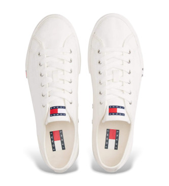 Tommy Jeans Archive canvas trainers with white logo