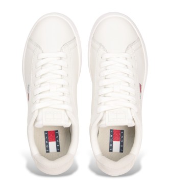 Tommy Jeans Baskets en cuir Archive 98 blanc