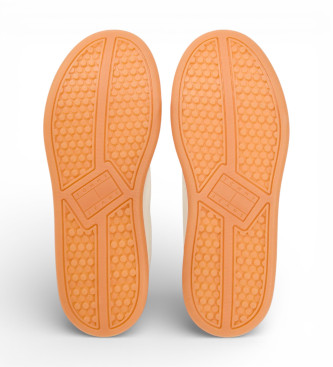 Tommy Jeans Baskets en cuir Archive 98 blanc cass�