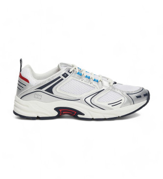 Tommy Jeans Sneakers in pelle d'archivio color block bianco 