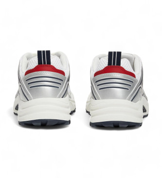 Tommy Jeans Archive trainers en cuir colour block white 