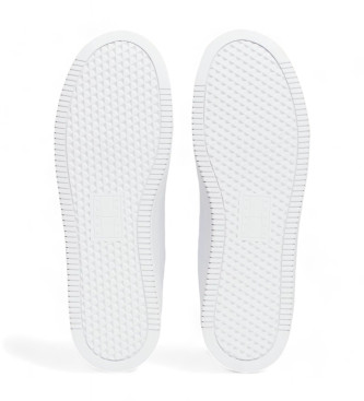 Tommy Jeans Baskets en cuir blanc  plateforme