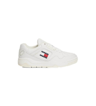 Tommy Jeans Sneakers i lder med vit innersula med luftkammare