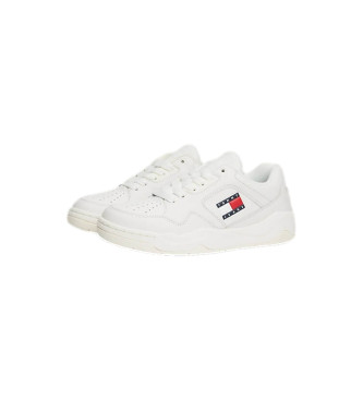 Tommy Jeans Sneakers in pelle con suola bianca a camera d'aria