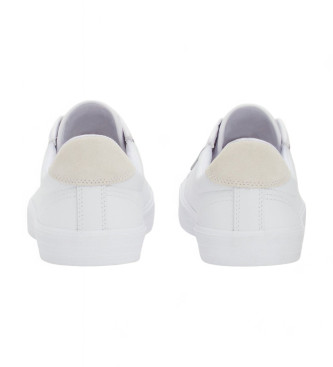 Tommy Jeans Baskets en cuir avec semelle renforce et logo blanc