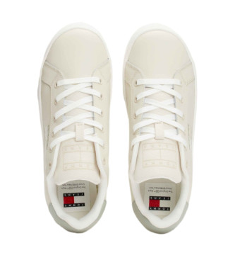Tommy Jeans Sneakers Essential in pelle Grigia