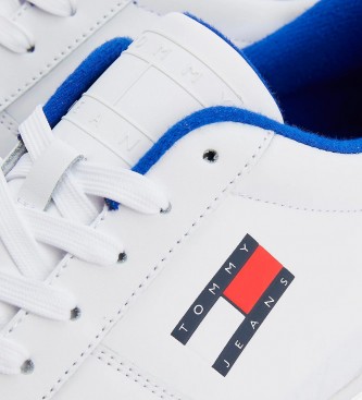 Tommy Jeans Essential Retro Leather Sneakers white