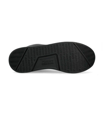 Tommy Jeans Zapatillas de piel Flexi Runner negro