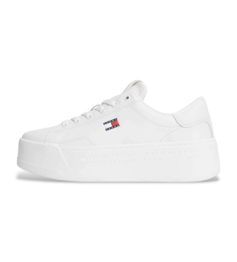 Tommy Jeans Low Top Jet Max leather shoes white