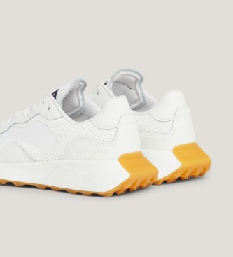 Tommy Jeans New Runner leather trainers white