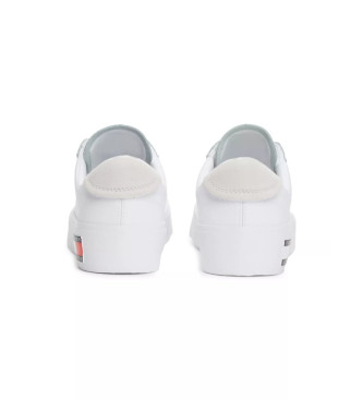 Tommy Jeans Sneaker Nola in pelle bianca