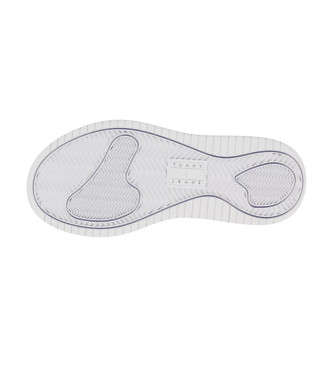Tommy Jeans Zapatillas de piel Retro Basket blanco