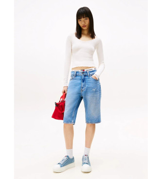 Tommy Jeans Baskets  plateforme en denim bleu