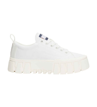 Tommy Jeans White serrated shoes