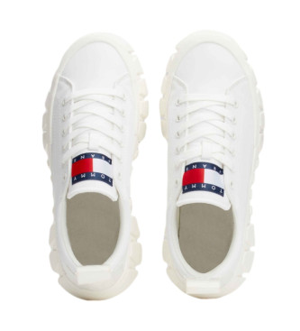 Tommy Jeans Hvide savtakkede sko