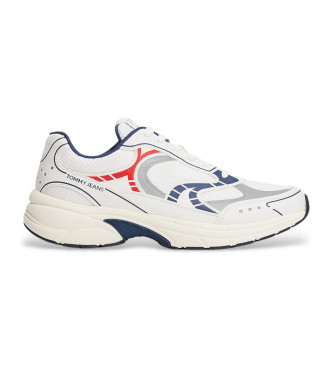 Tommy Jeans Archivio scarpe sportive bianche e blu