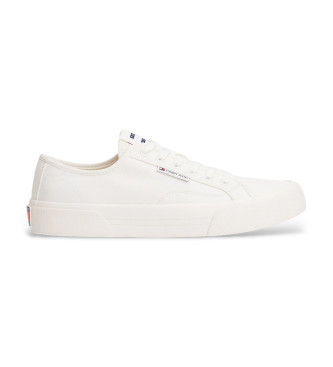 Tommy Jeans Sneakers in tela bianca