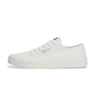 Tommy Jeans Sneakers in tela bianca