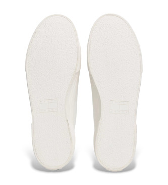 Tommy Jeans Witte canvas sportschoenen