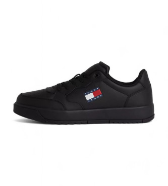 Tommy Jeans Trainers Essential com sola serrilhada preto