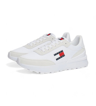 Tommy Jeans Zapatillas Essential de estilo running blanco