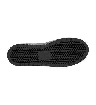 Tommy Jeans Zapatillas de piel Platform Ess negro -altura plataforma: 4cm-