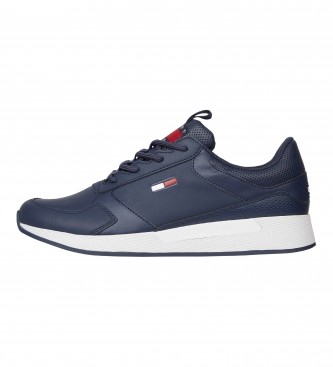 Tommy Jeans Essential running shoes flexible navy leather