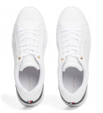 Tommy Hilfiger Zapatillas de Piel Elevated Essential blanco