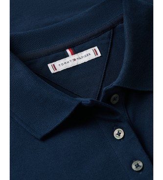 Tommy Hilfiger 1985 Kollektion Marineblaues Poloshirt mit normaler Passform