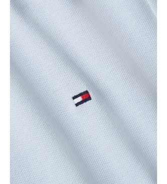 Tommy Hilfiger Plo azul de piqu da coleo de 1985