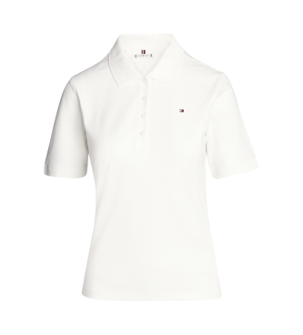 Tommy Hilfiger 1985 Collection regular fit polo shirt white ecru