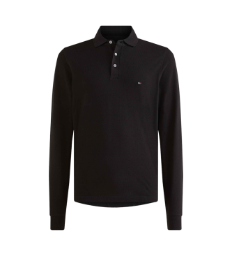 Tommy Hilfiger  Polo 1985 Slim Ls zwart