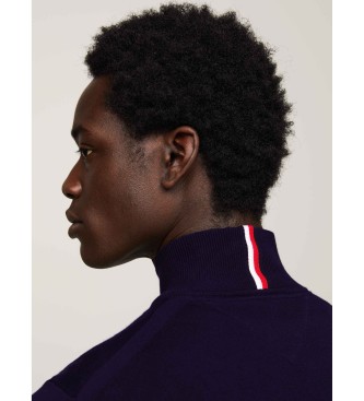 Tommy Hilfiger Jumper 1985 Zip Mock navy