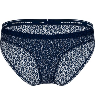 Tommy Hilfiger Set of 3 bikini bottoms Lace navy, maroon, white