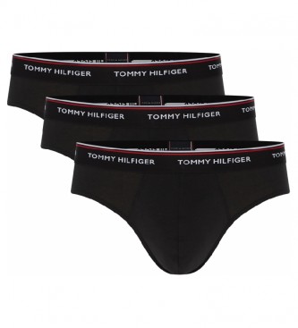 Tommy Hilfiger Set van 3 zwarte slipjes